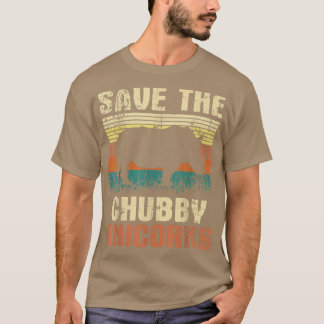 Save The Chubby Unicorns Zoologist Rhino Lover Rh T-Shirt