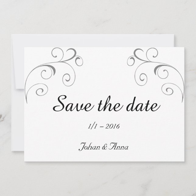 Save the date (Devant)