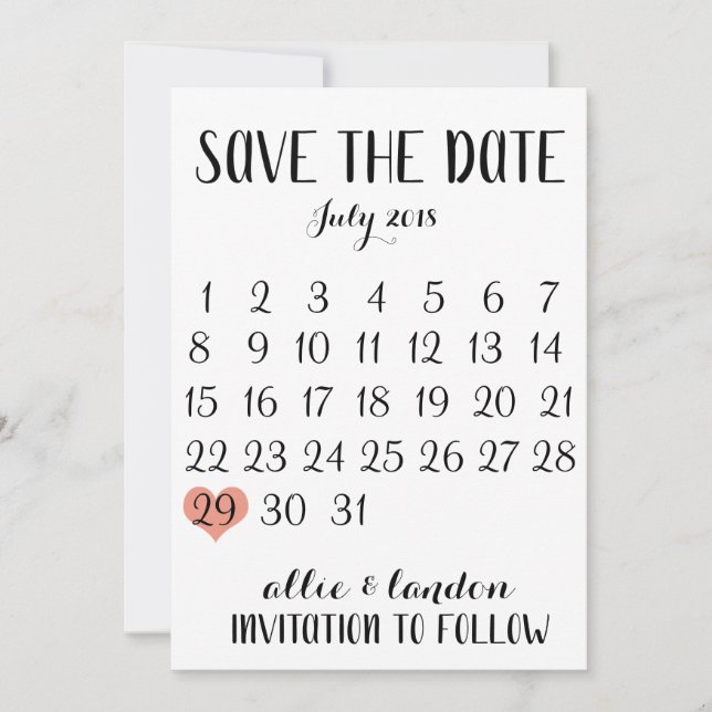 Save the Date (Vorderseite)