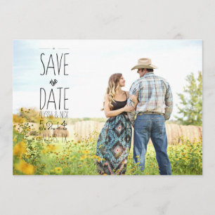 Save the Date 12x18 Postkartenaussehen