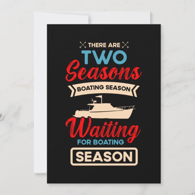 Save The Date 23.Boating for a Boat Fan Boating (Devant)