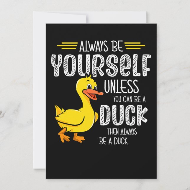 Save The Date 45.Rubber duck for a Duck Lovers (Devant)