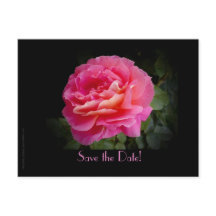 Save the Date 50 Jahre Party Pink Rose