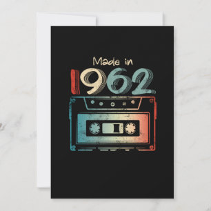 Save The Date 60 Cadeaux Anniversaire Année Vieux Fabriqué en 19