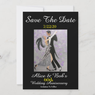 Save The Date 60e anniversaire Mariage/sauvegarder la date