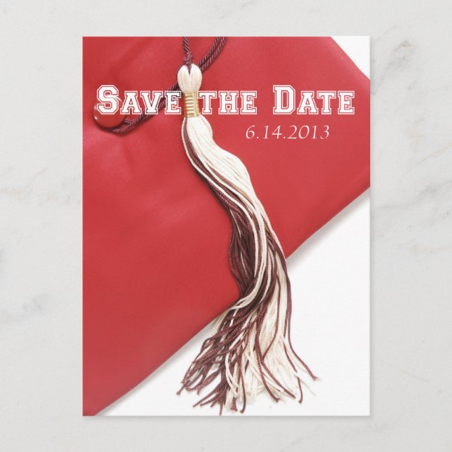 Save the Date Abschluss Postkarte (Vorderseite)