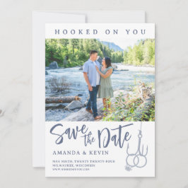 Save The Date Accroché sur votre photo de pêche Enregistrer la c