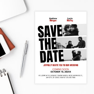 Save The Date Affiche de film de mariage 