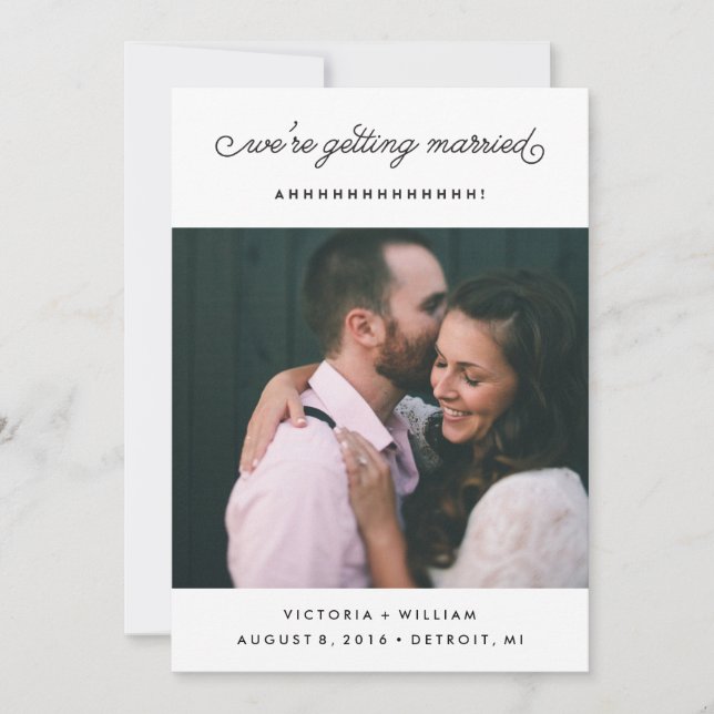 Save The Date Ahhhhhh - Enregistrer la date (Devant)