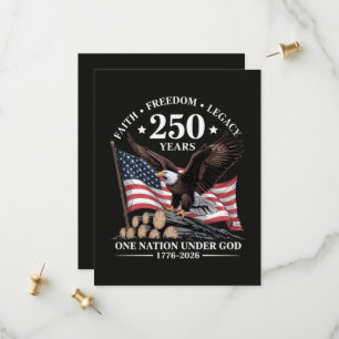 Save The Date Aigle 250e anniversaire États-Unis