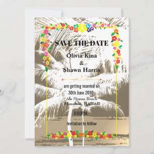 Save The Date Aile du nez Moana