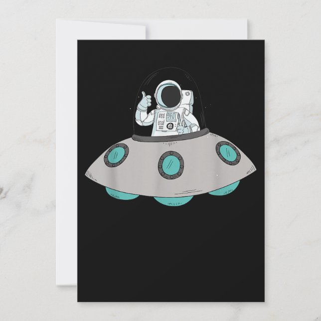 Save The Date Alien OVNI Extérieur Navire Extrateresstrial Croya (Devant)