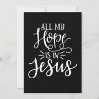All My Hope Is In Jesus Christian