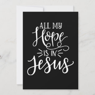Save The Date All My Hope Is In Jesus Christian
