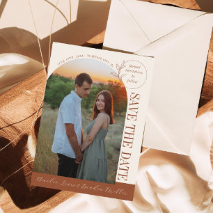 Save The Date Amour éternel   Arc de terre  