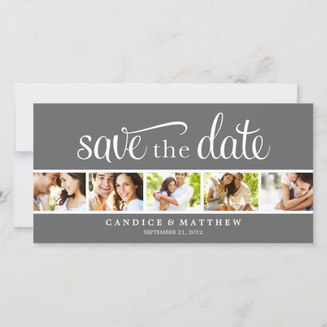 SAVE THE DATE AMOUR RÉTRO | ENREGISTRER LA DATE D'ANNONCE (Devant)