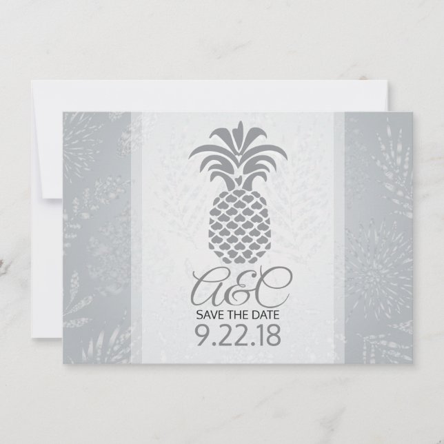 Save the Date Ananas (Vorderseite)