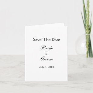 Save The Date Ankündigung