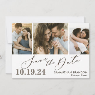 Save the Date Ankündigung einer Hochzeitskarte