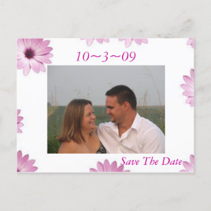 Save The Date Ankündigungspostkarte