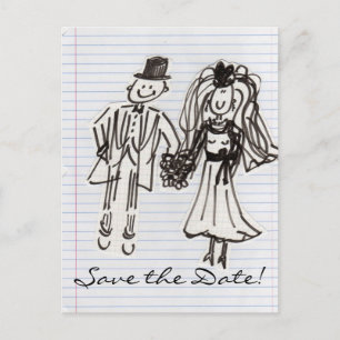 Save the Date! Ankündigungspostkarte