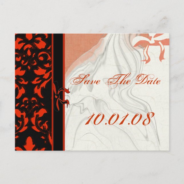 Save The Date- Ankündigungspostkarte (Vorderseite)