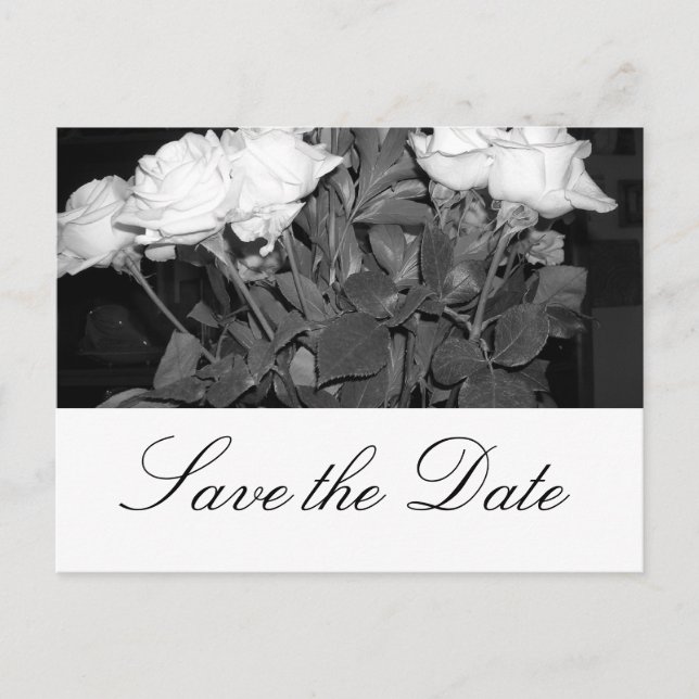 Save the Date Ankündigungspostkarte (Vorderseite)