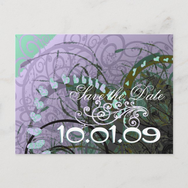 SAVE THE DATE - ANKÜNDIGUNGSPOSTKARTE (Vorderseite)