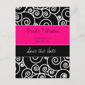 Save the Date Ankündigungspostkarte