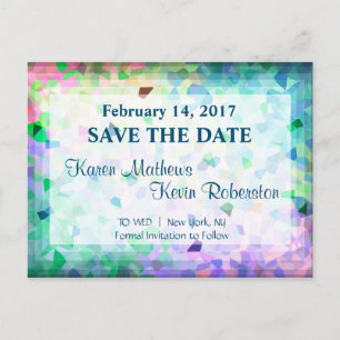 Save the Date Ankündigungspostkarte