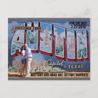 Save the Date Ankündigungspostkarte