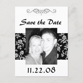 Save the Date Ankündigungspostkarte