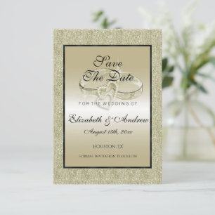Save The Date Anneaux Mariages romantiques, Mariage Parties scin