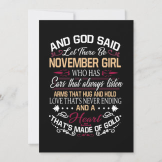 Save The Date Anniversaire | Et Dieu A Dit Qu'Il Y Ait Novembre 