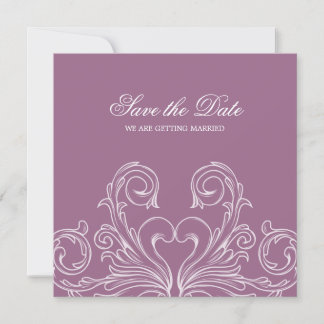Save The Date Annonce de sauvegarde de date de style baroque