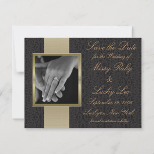 Save The Date Annonce de "Save the Date" Black Lace