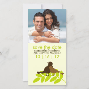 Save The Date Annonces de Mariage photo Inséparables