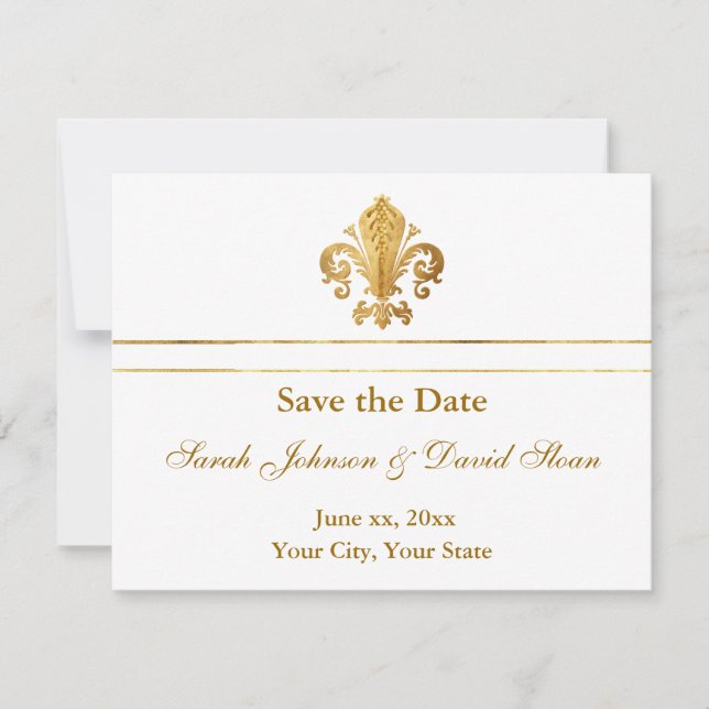 Save the Date anpassbar (Vorderseite)