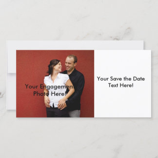 Save the Date anpassbare Fotokarten