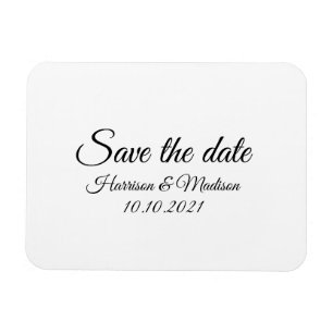 Save the Date, Anpassung der Ankündigung von Hochz Magnet