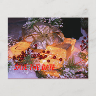 Save the Date anwesende Ankündigungspostkarte