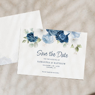 Save The Date Aquarelle Florale Végétation botanique