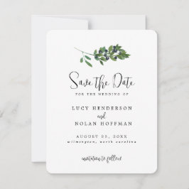 Save The Date Aquarelle Olive Orchard Enregistrer la date