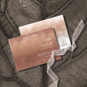 Save The Date Aquarelle Réflexions Mariage Argile ID774