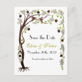 Save The Date Arbre de vie Enregistrer la date, vertical