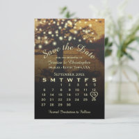 Arbre rustique avec lumières Élégant calendrier de