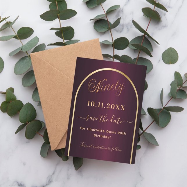 Save The Date Arc d'or de Bourgogne 90e anniversaire (Créateur téléchargé)