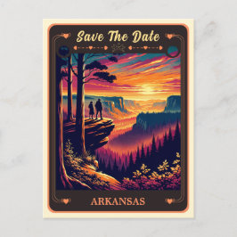 Save The Date | Arkansas Einladung Postkarte