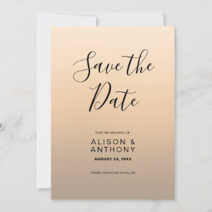 Save The Date Arrière - plan Ombre beige