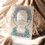 Save the Date Art Nouveau Dusty Blue W Morris Einladung<br><div class="desc">Art Nouveau Vintage Save the Date Hochzeitskarten von William Morris in einem floralen, romantischen und skurrilen Design. Viktorianische Schnörkel ergänzen klassische Deko-Schriftart. Bitte geben Sie Ihre persönlichen Informationen ein, und Sie sind fertig. Wenn Sie das Design weiter ändern möchten, klicken Sie auf den blauen Button "Anpassen". Vielen Dank, dass Sie...</div>